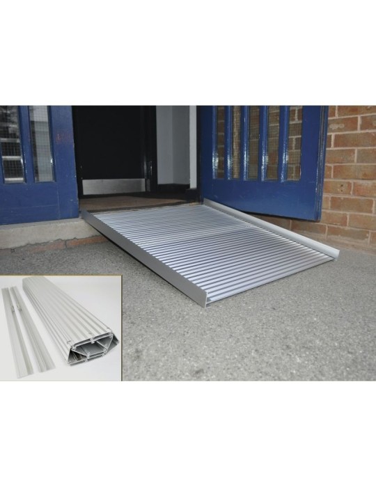 Rampa para silla de ruedas enrollable