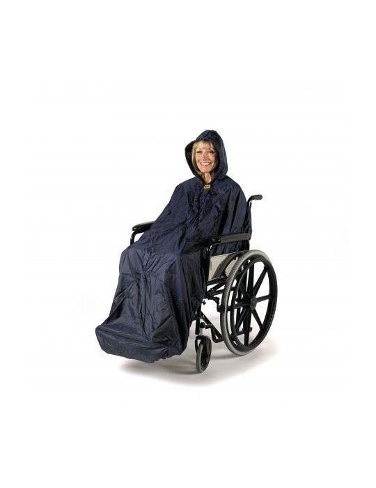 Chubasquero sin mangas Splash para silla de ruedas -M