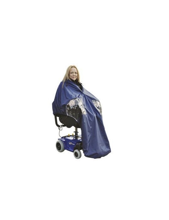 Capa forrada Splash para silla de ruedas con motor - U