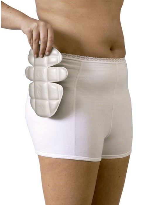 Braga y Protector de cadera Hipshield Femenino. Talla XXL, 3 - pack