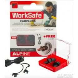 Tapones Alpine WorkSafe en caja, 2 uds.