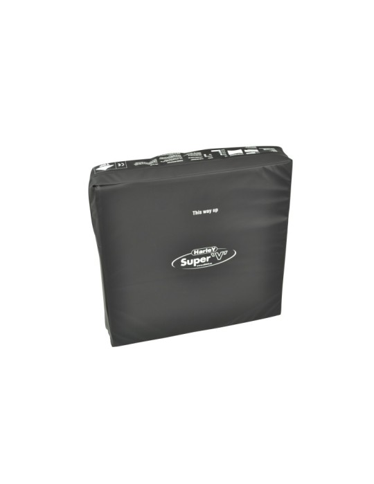 Cojín para asiento Harley Designer Super "V", 46 x 46 x 8 cm