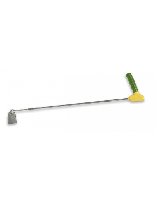 Herramienta de jardín extra larga. Azada