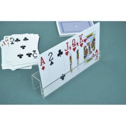 Soporte de plástico para cartas