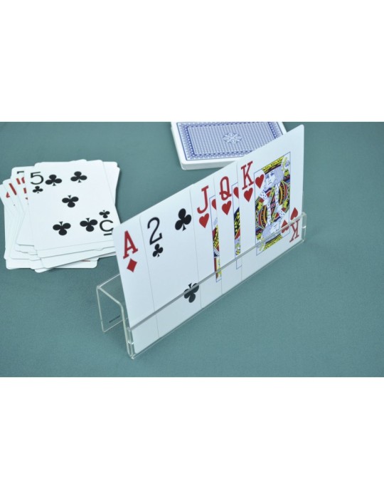 Soporte de plástico para cartas