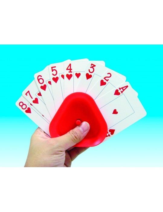 Agarra-cartas triangular