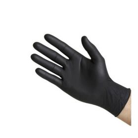 Guantes de Nitrilo Negros - Embalaje completo (10 Cajas de 100 und.)