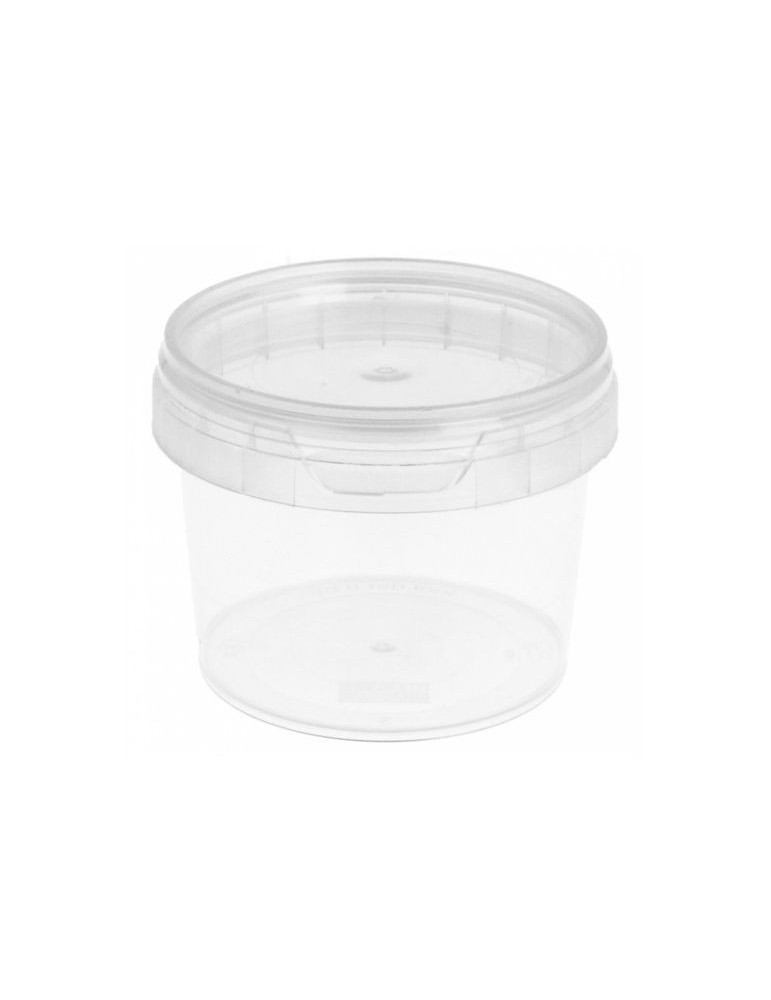 Envase transparente circular 120 ml.para salsas. Caja 2500 uds.