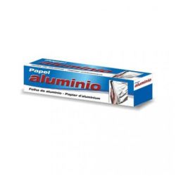 Papel de Aluminio/Plata industrial 40 cm