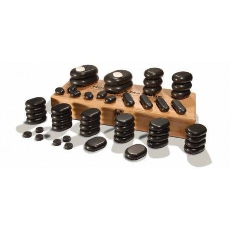 Hot Stones Massage Set 45 piedras