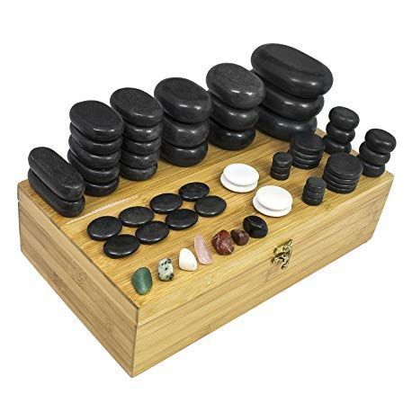 Hot Stones Massage Set 64 piedras