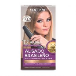 Kativa kit alisado brasileño rubios