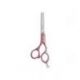 TIJERA ESCULPIR DURALUMINIO ROSA 28 DIENTES 5,5"