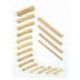 BIGUDIS MADERA N-1 12 uds