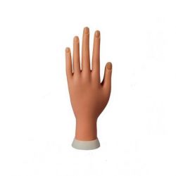 MANO PRACTICAS PARA UÑAS CON SOPORTE MESA Y FLEXO