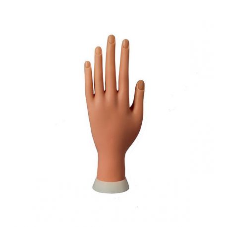 MANO PRACTICAS PARA UÑAS CON SOPORTE MESA Y FLEXO