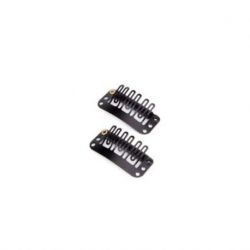 AG BOLSA 24 CLIPS EXTENSIONES SILICONA N-NEGRO