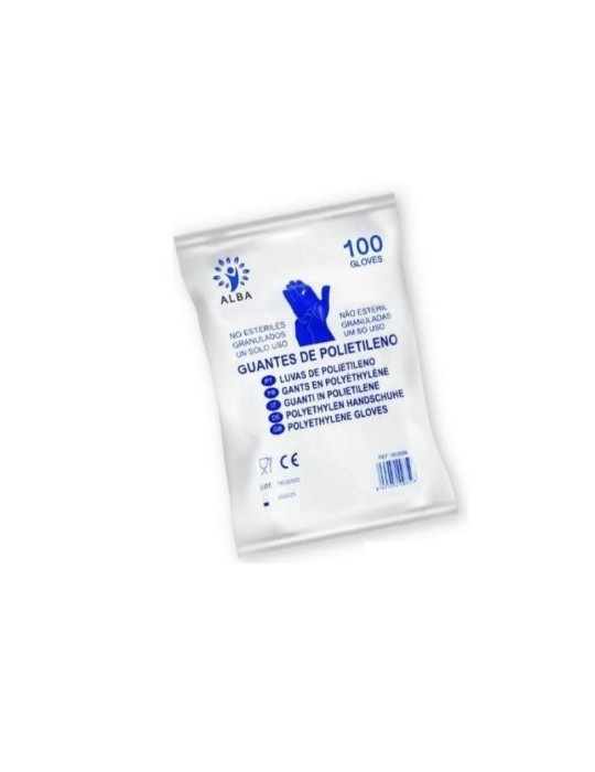 GUANTES DESECHABLES POLIETILENO 100uds