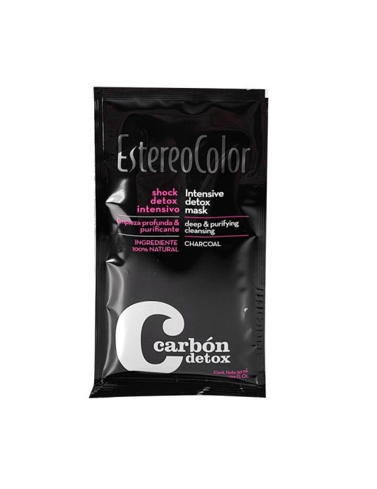 ESTEREO COLOR MASCARILLA SACHET 50ml N-CARBON DETOX