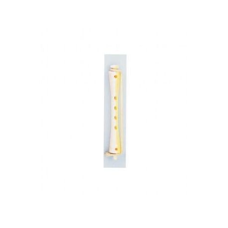 BOLSA 12 BIGUDIES 9,1cm PLASTICO AMA/ROS - 8mm