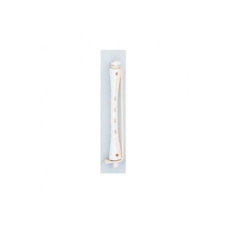 BOLSA 12 BIGUDIES 7cm PLASTICO BLA/ROS - 7mm
