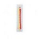 BOLSA 12 BIGUDIES 7cm PLASTICO ROJ/AMA - 9mm