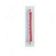 BOLSA 12 BIGUDIES 7cm PLASTICO AZU/ROJ - 11mm