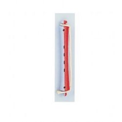 BOLSA 12 BIGUDIES 7cm PLASTICO AZU/ROJ - 11mm