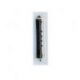 BOLSA 12 BIGUDIES 7cm PLASTICO GRI/NEG - 16 mm