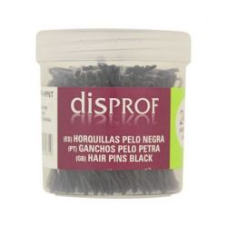 HORQUILLAS DE PELO NEGRAS 20 UNIDADES