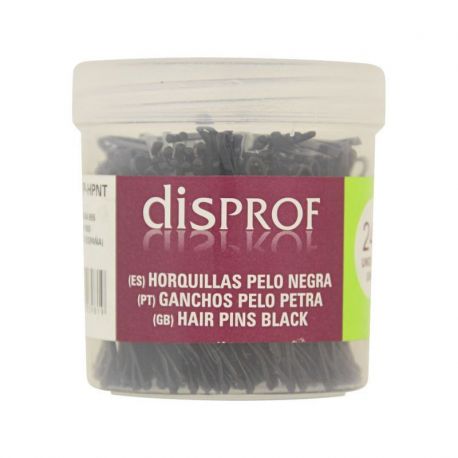 HORQUILLAS DE PELO NEGRAS 20 UNIDADES