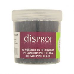 HORQUILLAS INVISIBLES NEGRAS 20 UNIDADES
