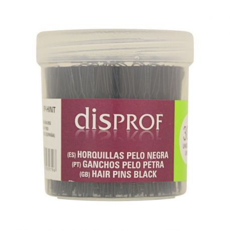 HORQUILLAS INVISIBLES NEGRAS 100 UNIDADES