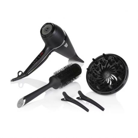 GHD AIR KIT SECADOR + CEPILLO + DIFUSOR + PINZAS