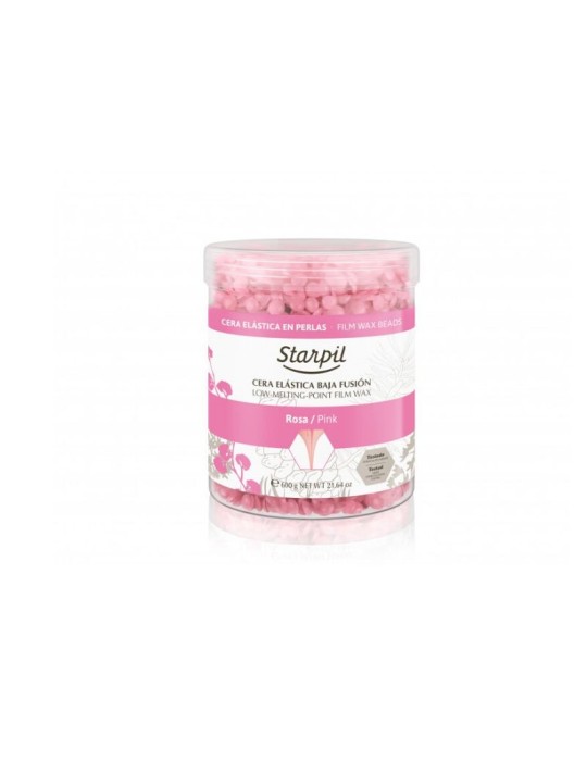 STARPIL CERA BAJA FUSION EN PERLAS N-ROSA 600grs