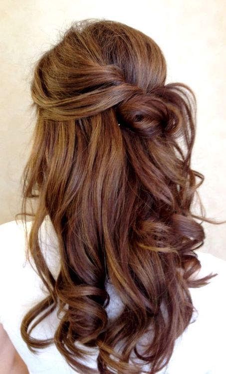 Semirecogido con ondas